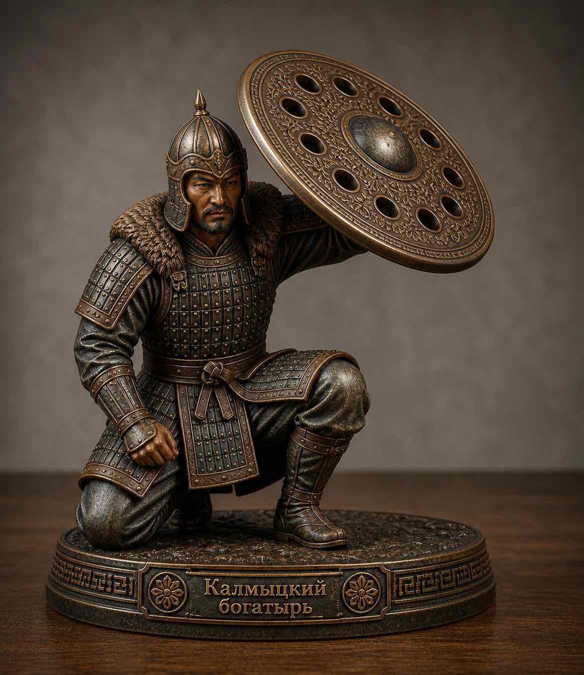 Kalmuck Warrior Figure free 3D printable STL