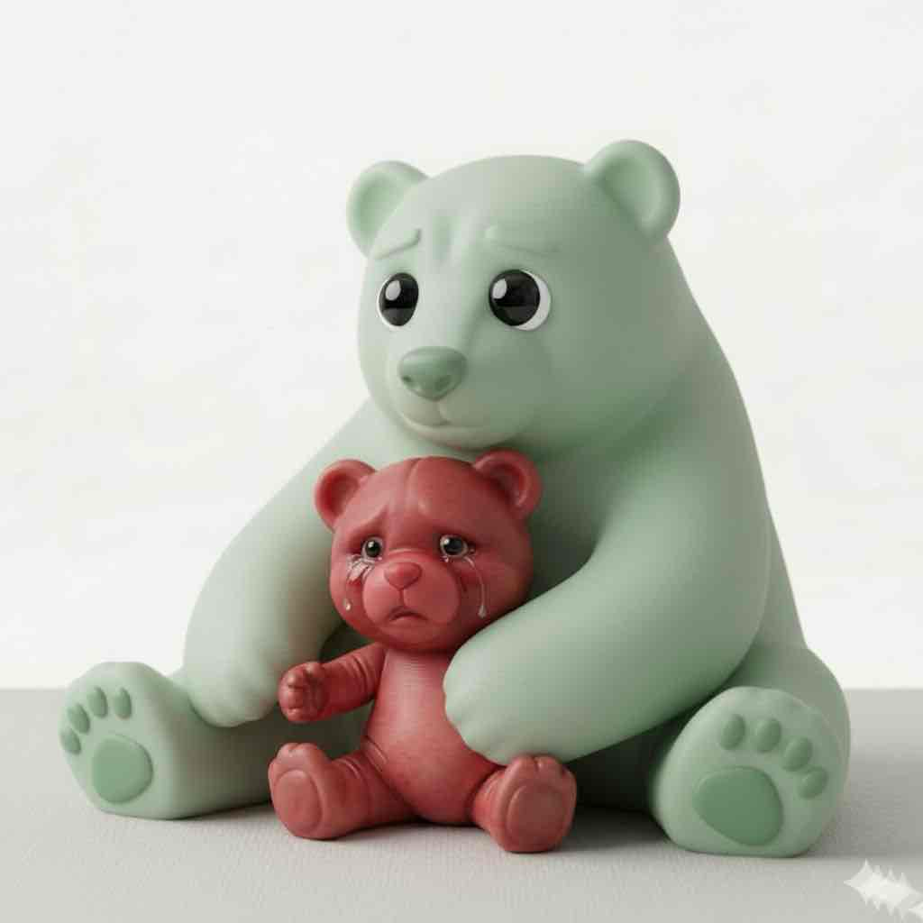 Cuddly Bear Hug free 3D printable STL
