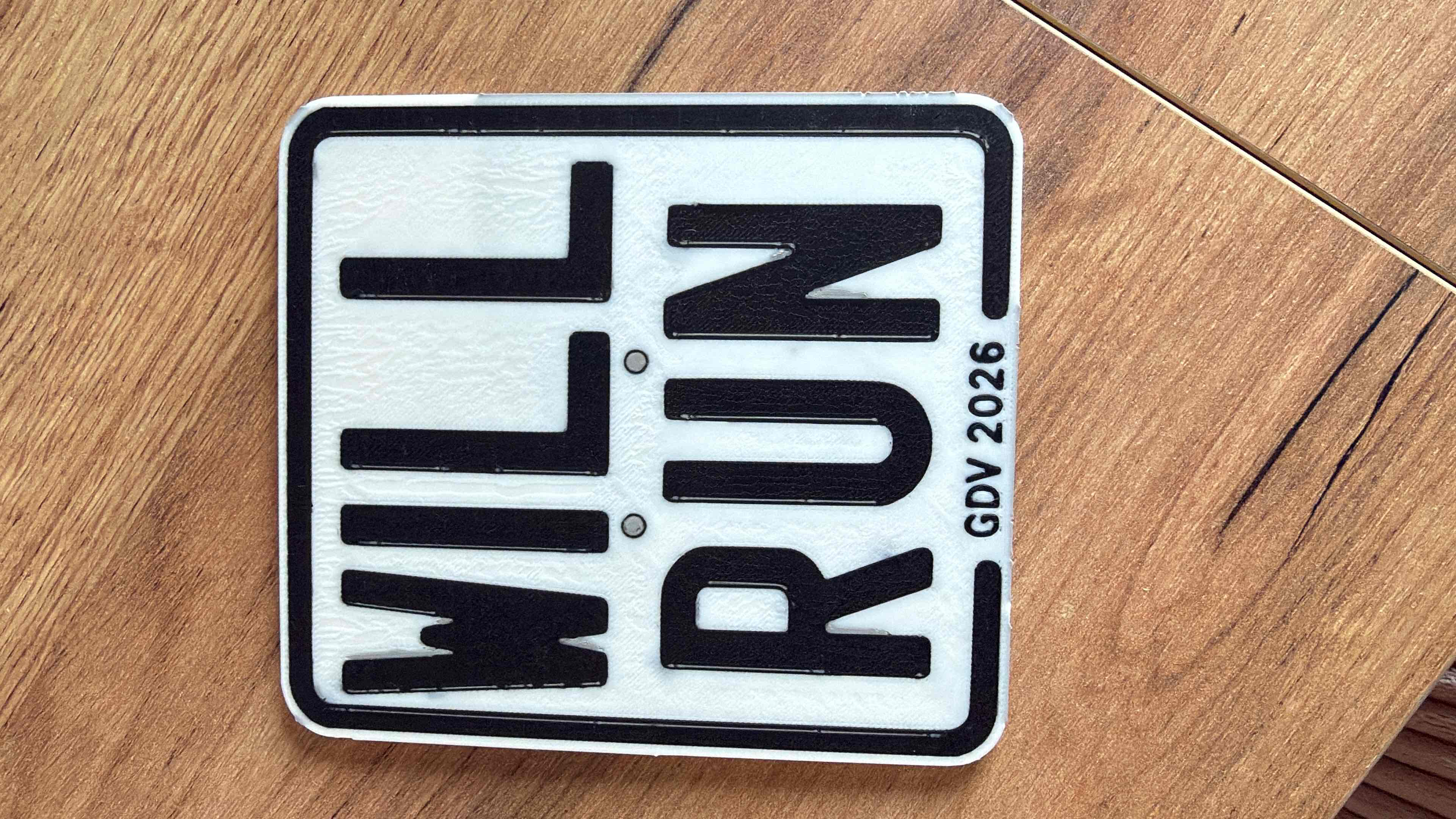 Will Run Sign free 3D printable STL