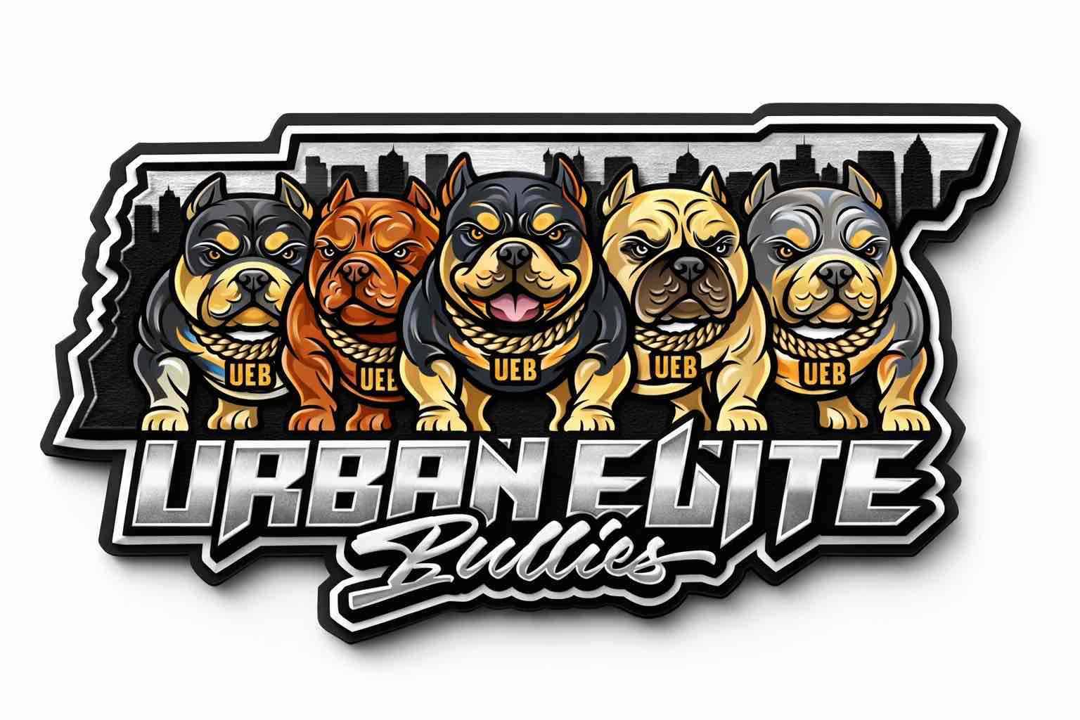Urban Elite Bullies Logo free 3D printable STL