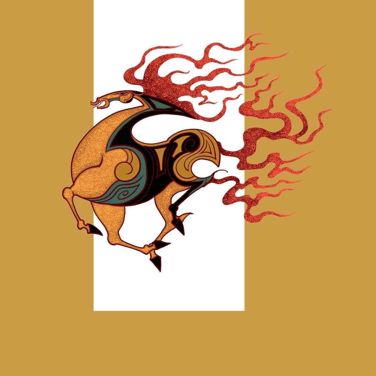 Fire Spirit Horse free 3D printable STL