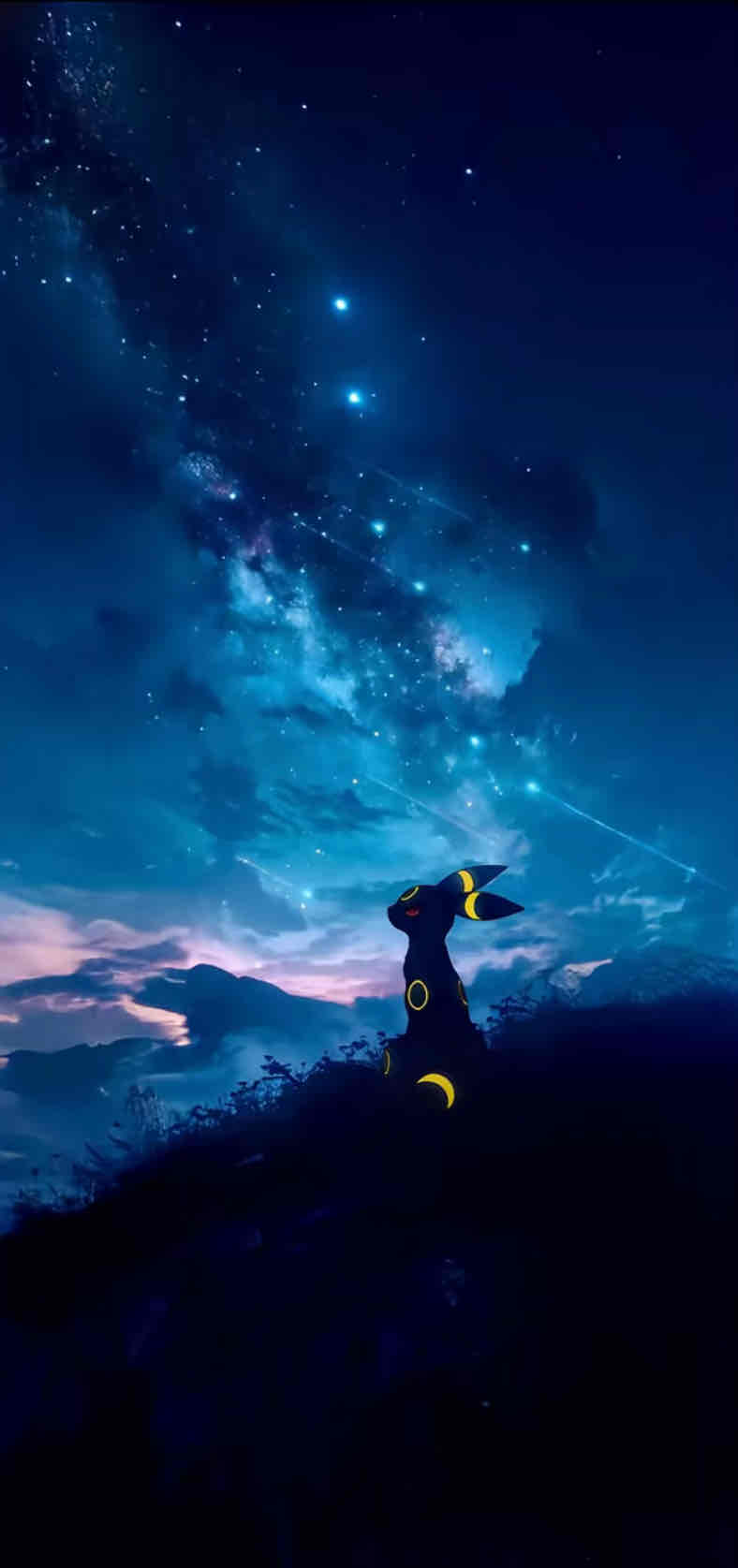 Lunar Umbreon Silhouette free 3D printable STL