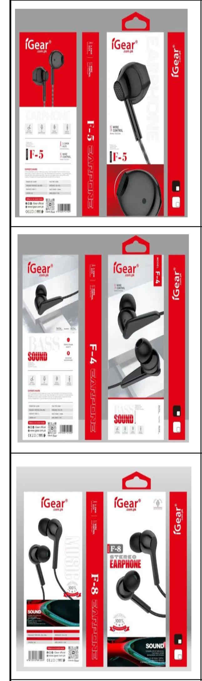 iGear Earphones Packaging free 3D printable STL