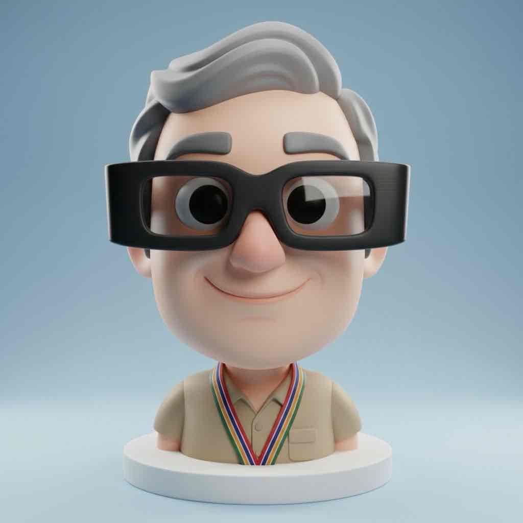 Pixar Carl Fredricksen Bust free 3D printable STL