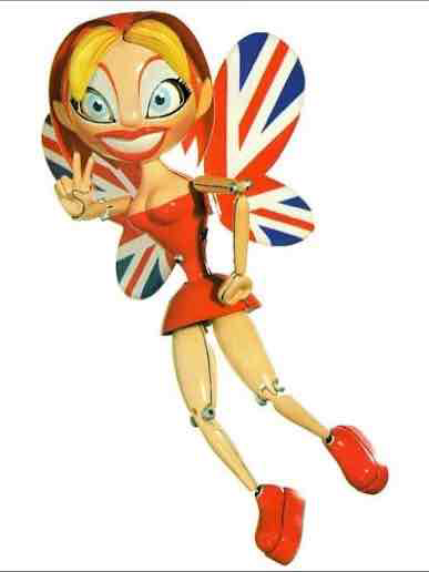 Union Jack Fairy Figurine free 3D printable STL