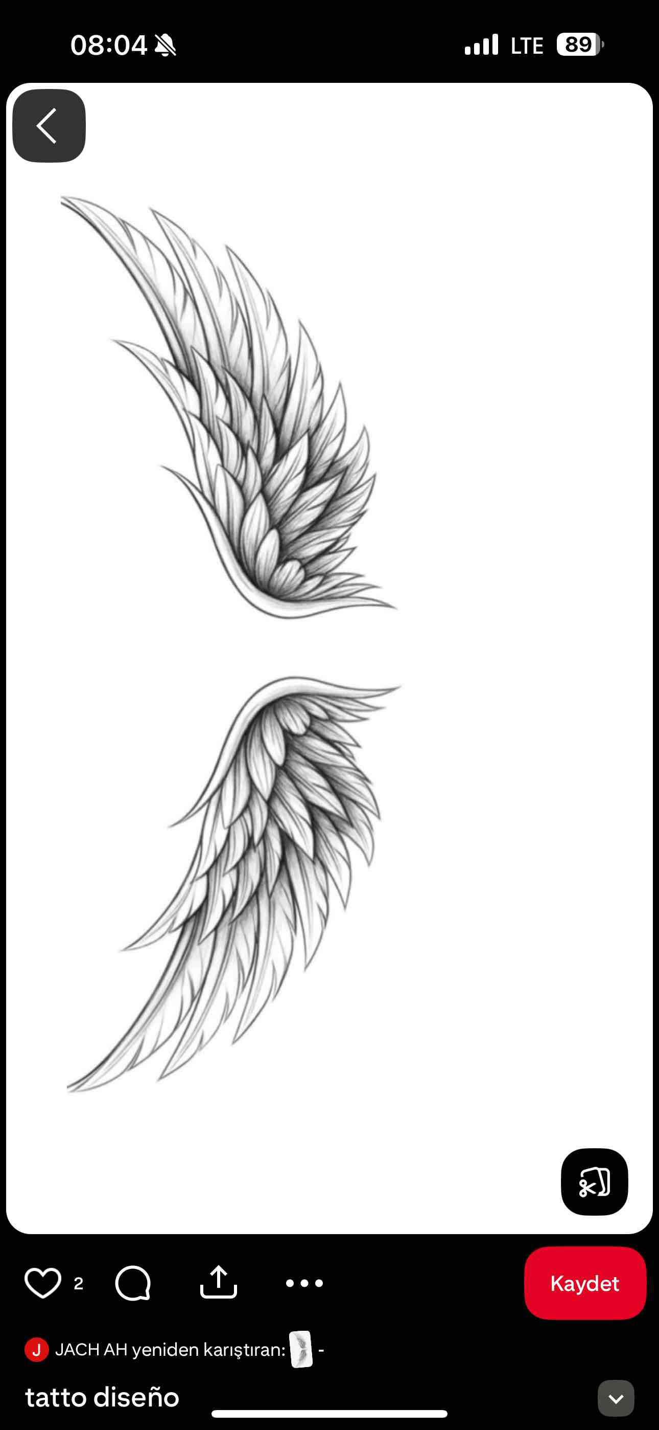 Stylized Angel Wings free 3D printable STL