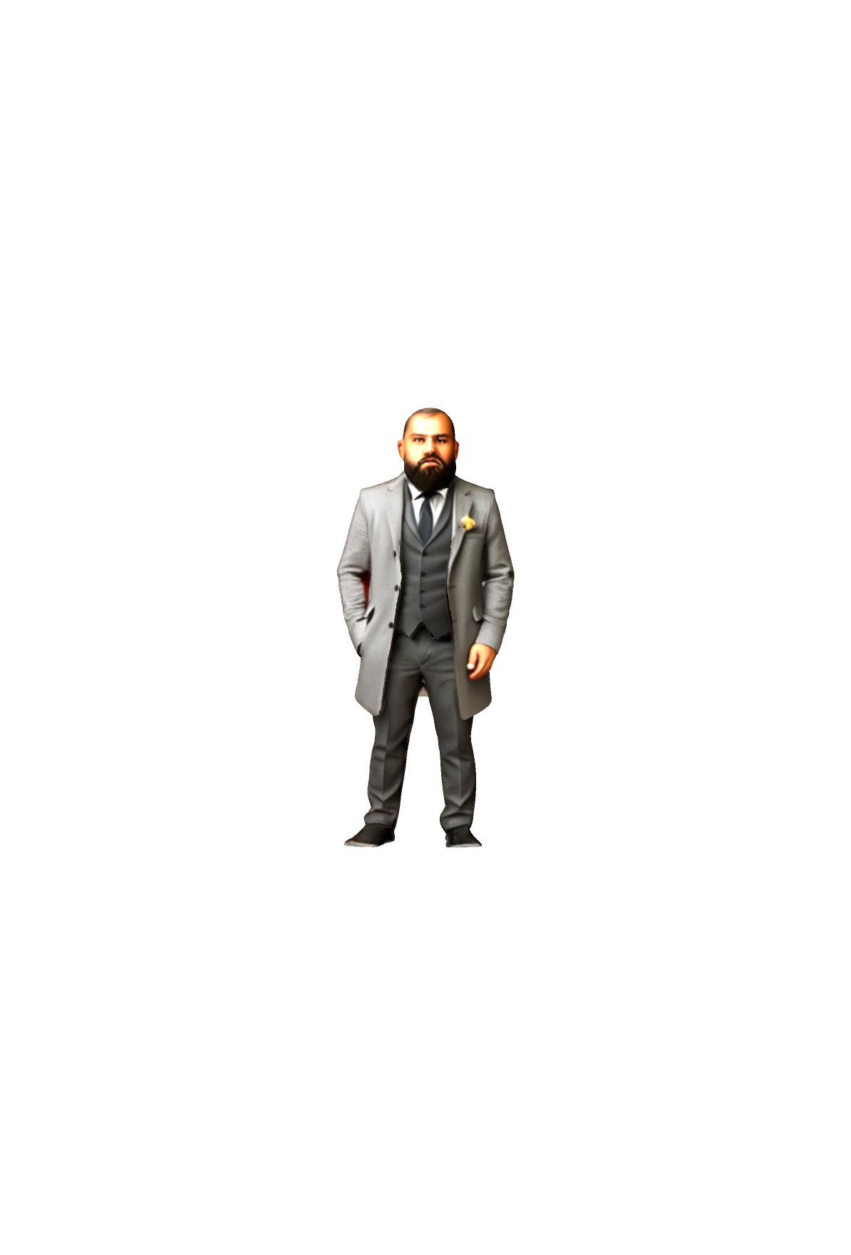 Man in Formal Suit free 3D printable STL