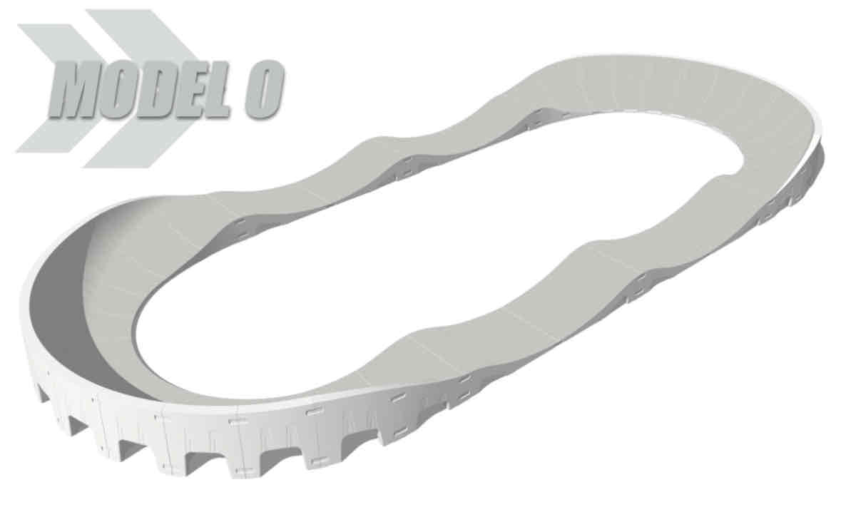Model O Race Track free 3D printable STL