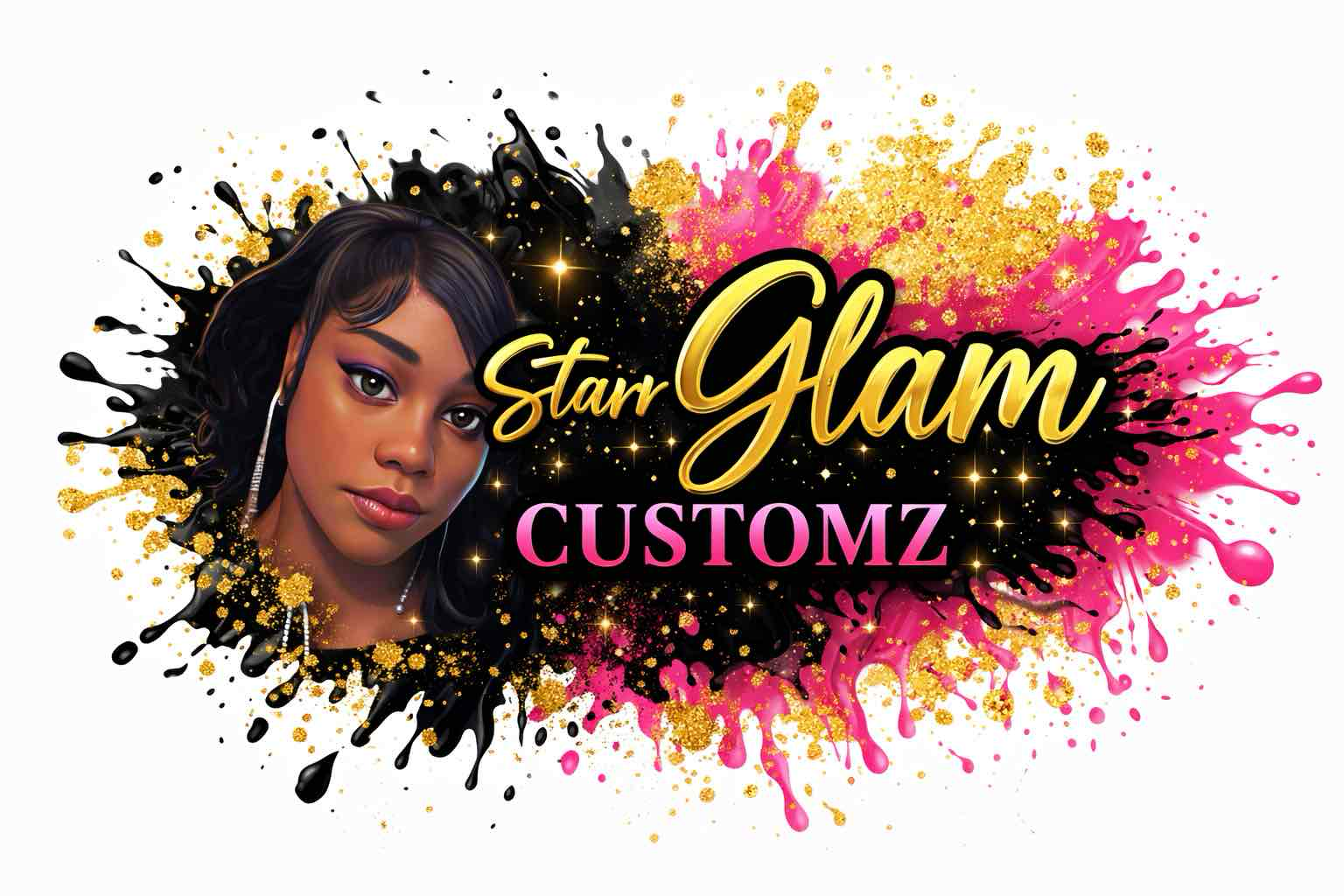 Star Glam Customz Logo free 3D printable STL