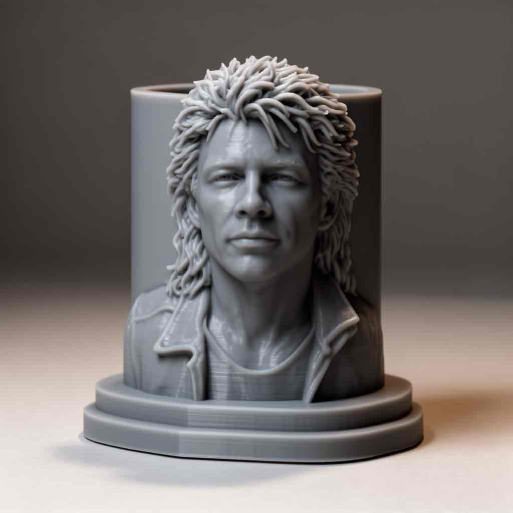 Jon Bon Jovi Bust free 3D printable STL