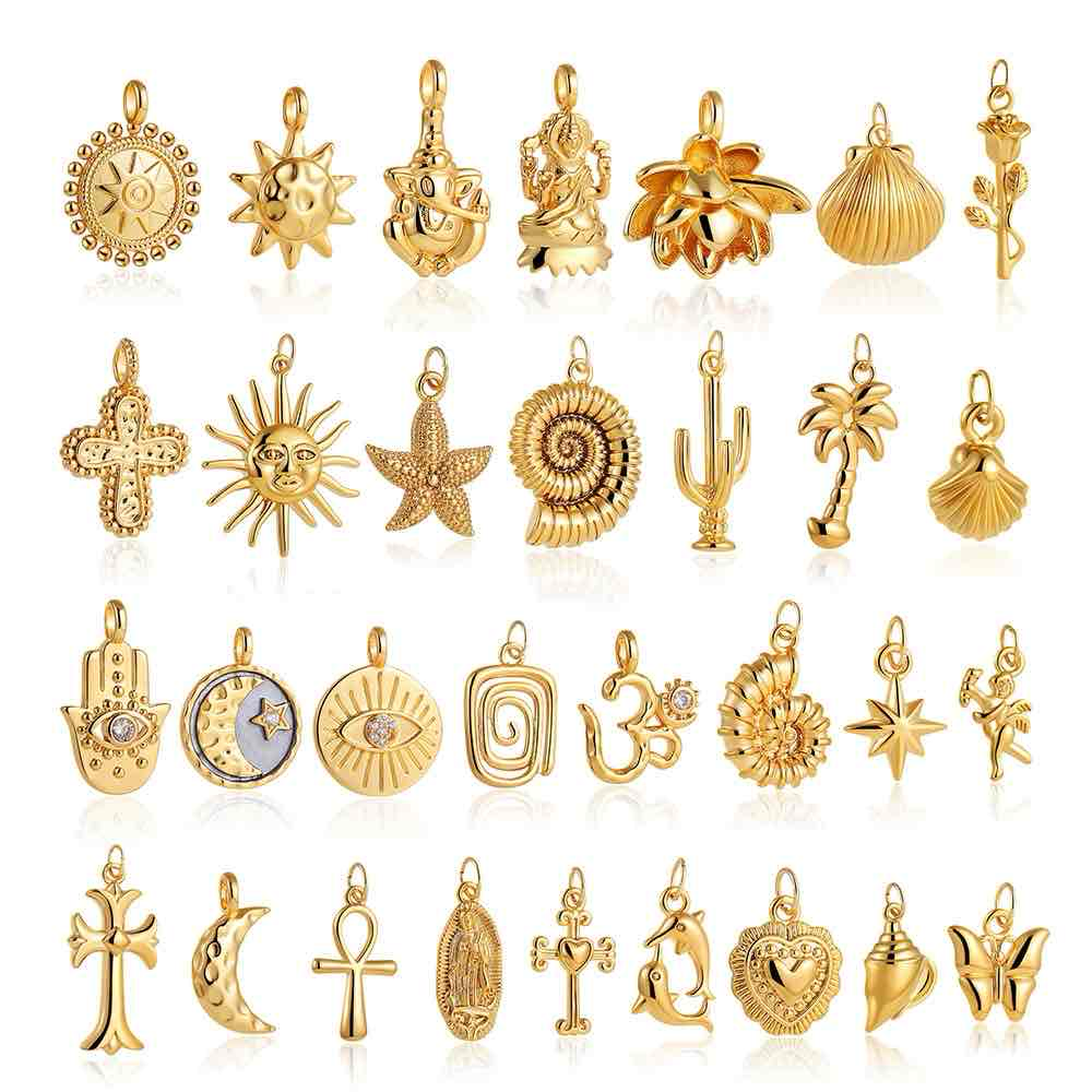 Gold Pendant Collection free 3D printable STL