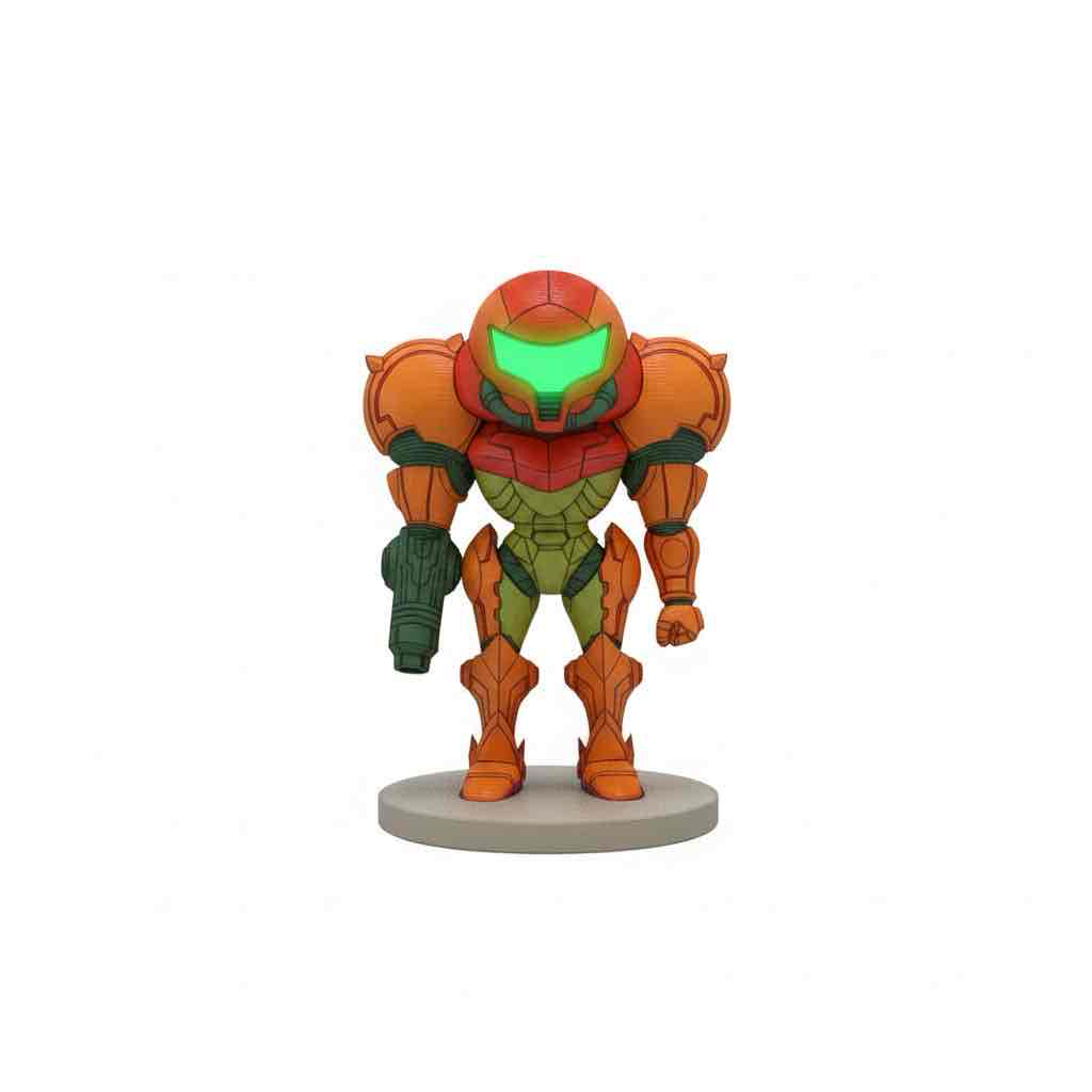 Samus Aran Figure free 3D printable STL