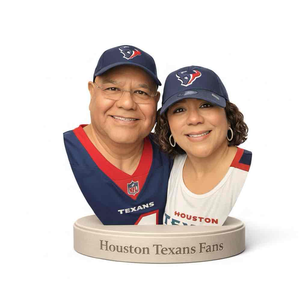 Houston Texans Fans Bust free 3D printable STL