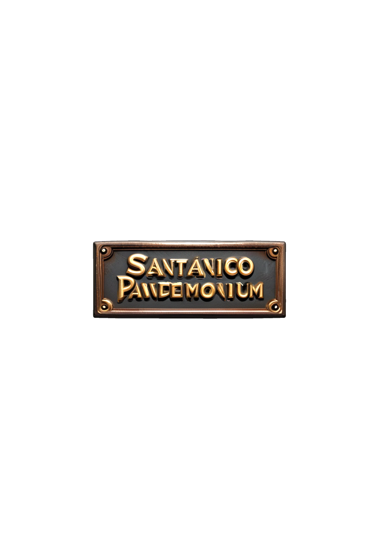 Santánico Pandemonium Sign free 3D printable STL