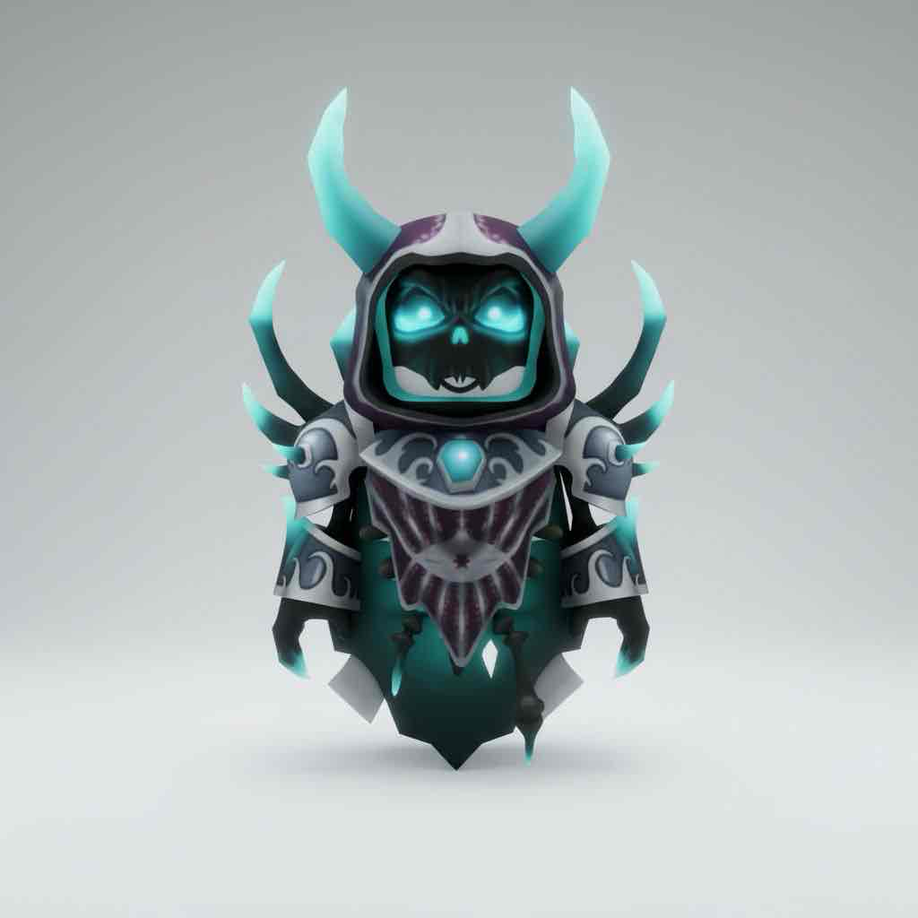 Eerie Hooded Figure free 3D printable STL