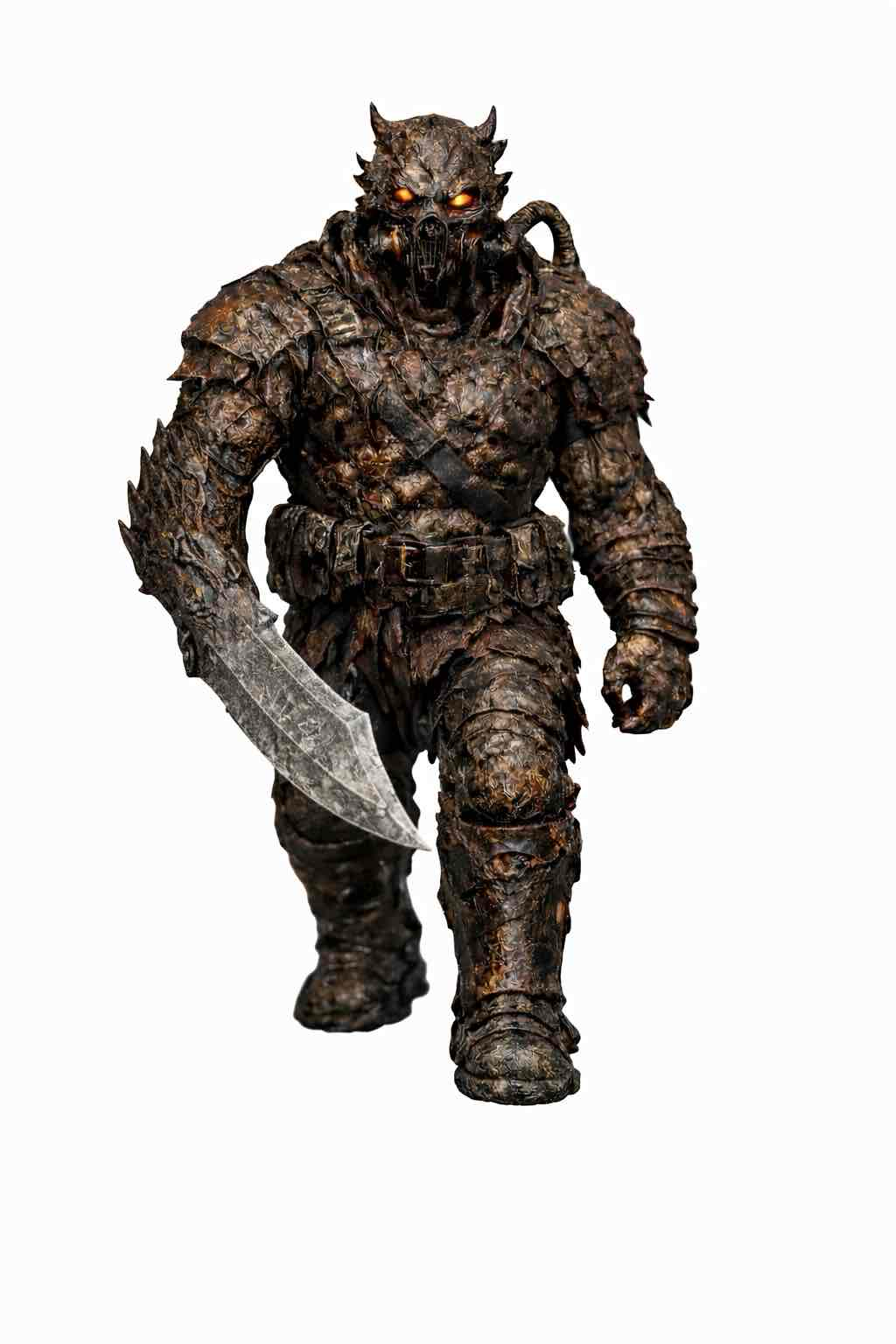 Orc Warrior Figure free 3D printable STL