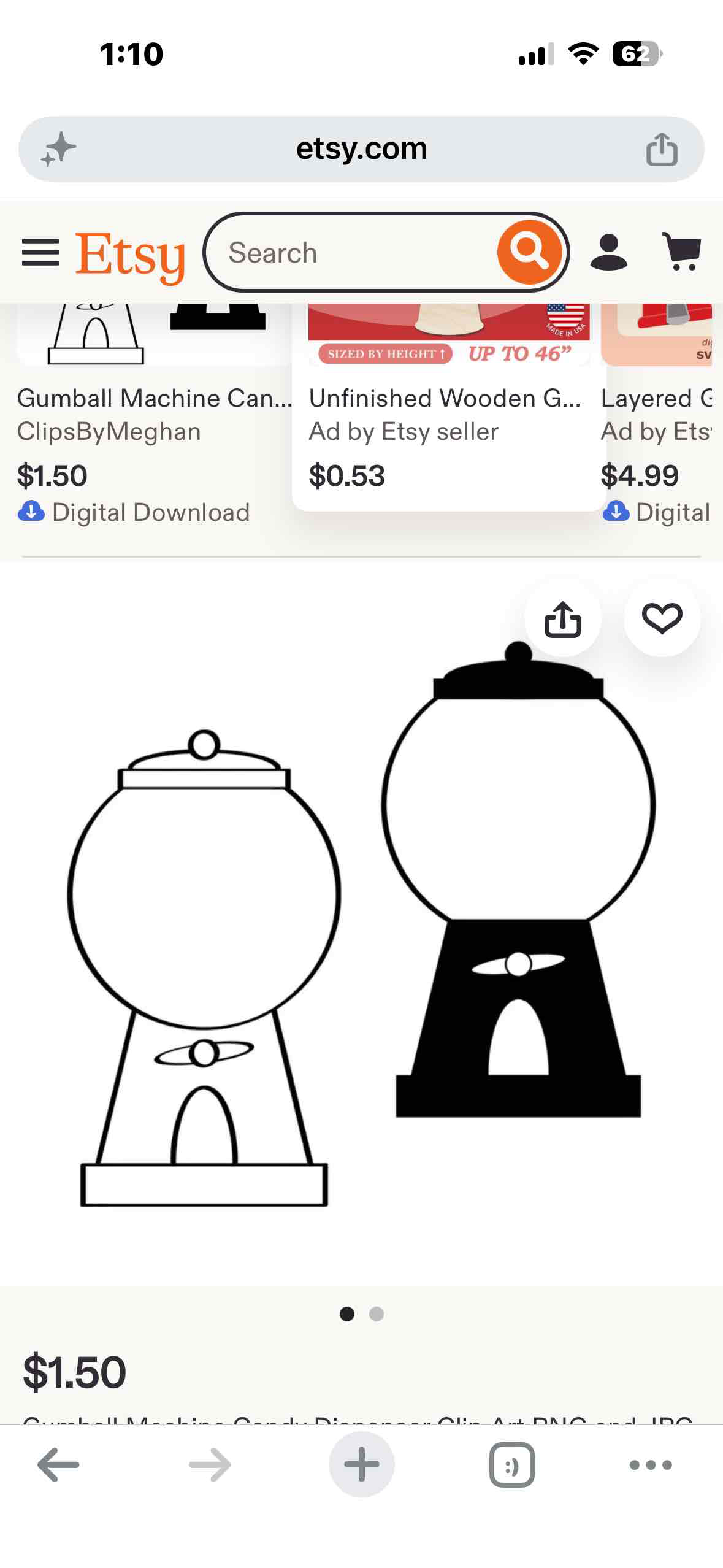 Gumball Machine Silhouette free 3D printable STL