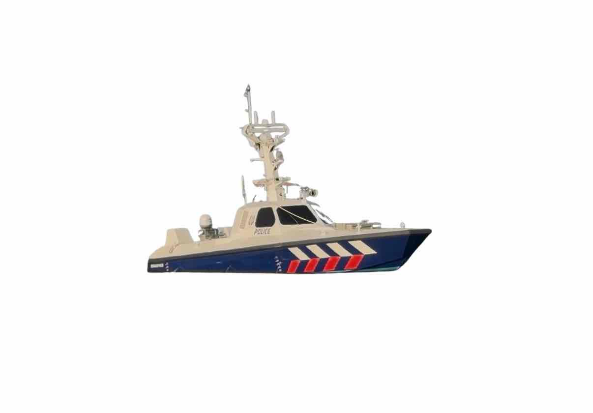 Police Patrol Boat Model free 3D printable STL