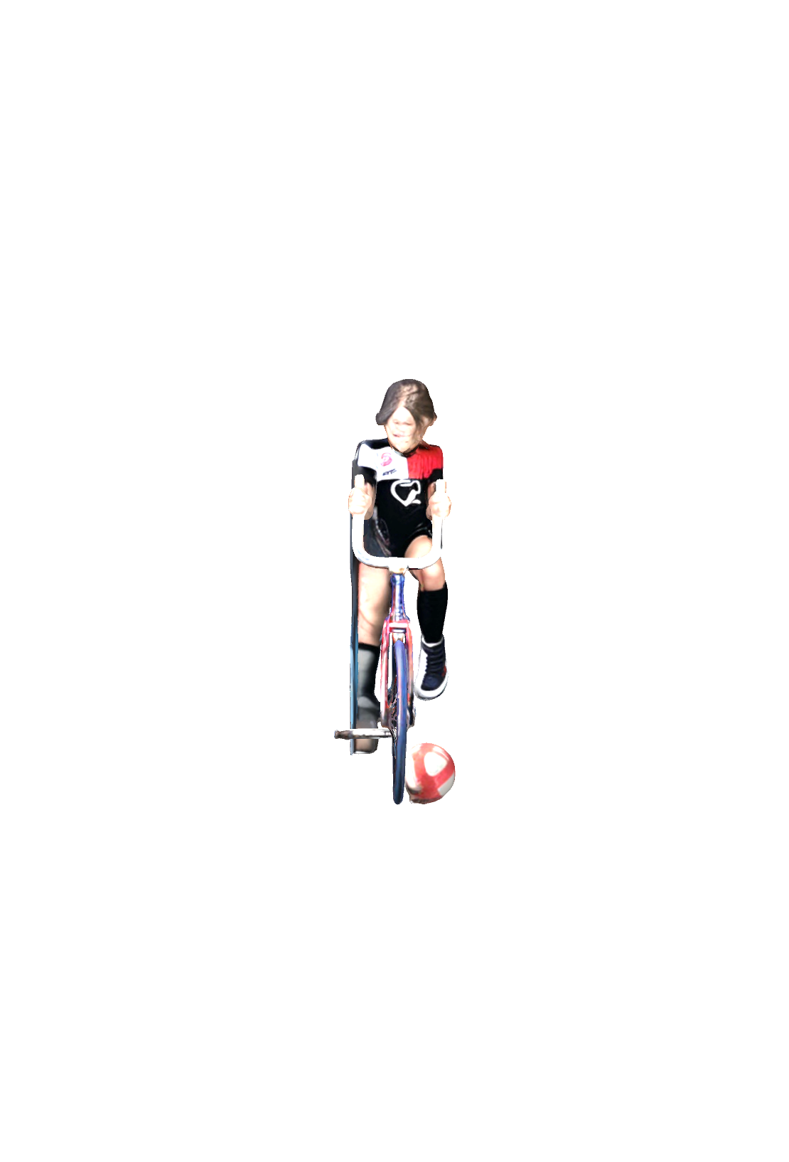 Girl Riding Bicycle free 3D printable STL