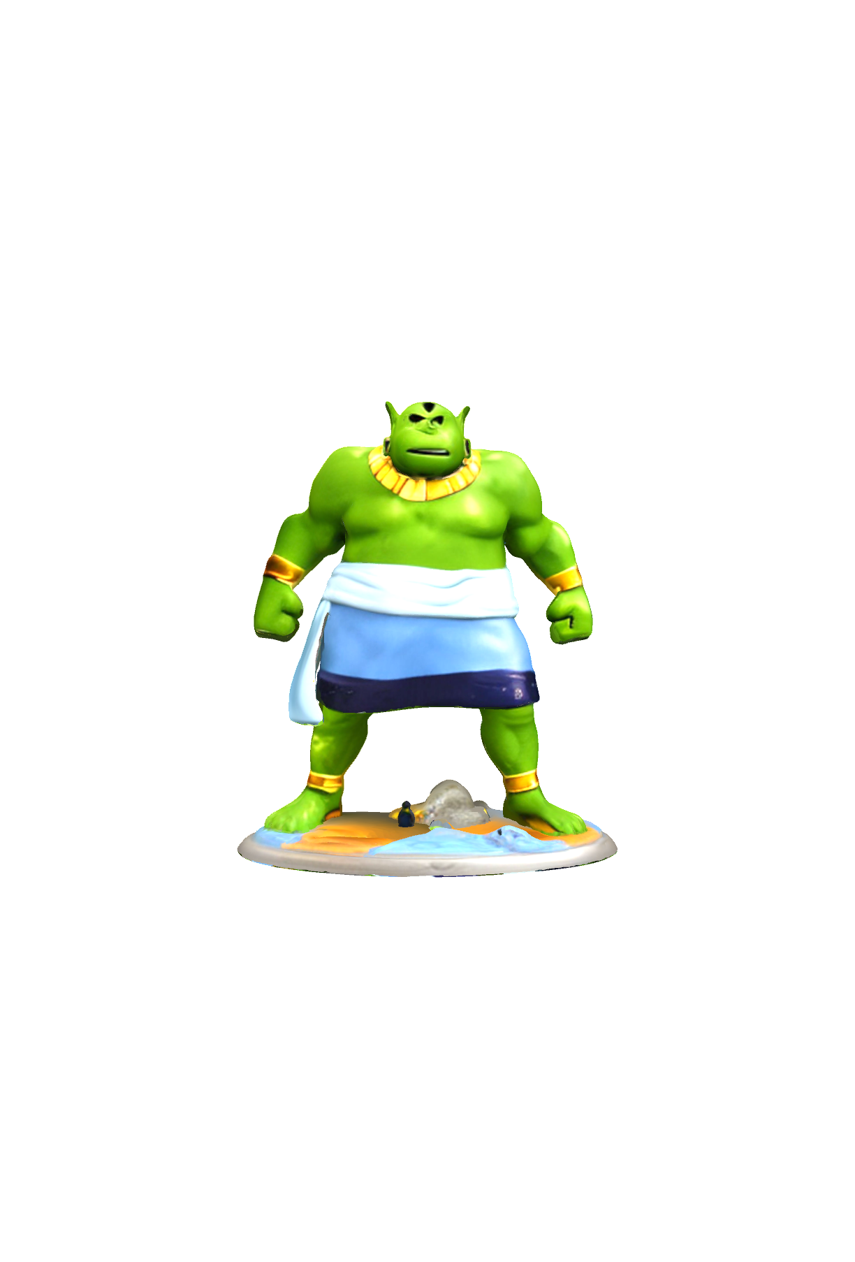 Hulk Fighter Sculpture free 3D printable STL