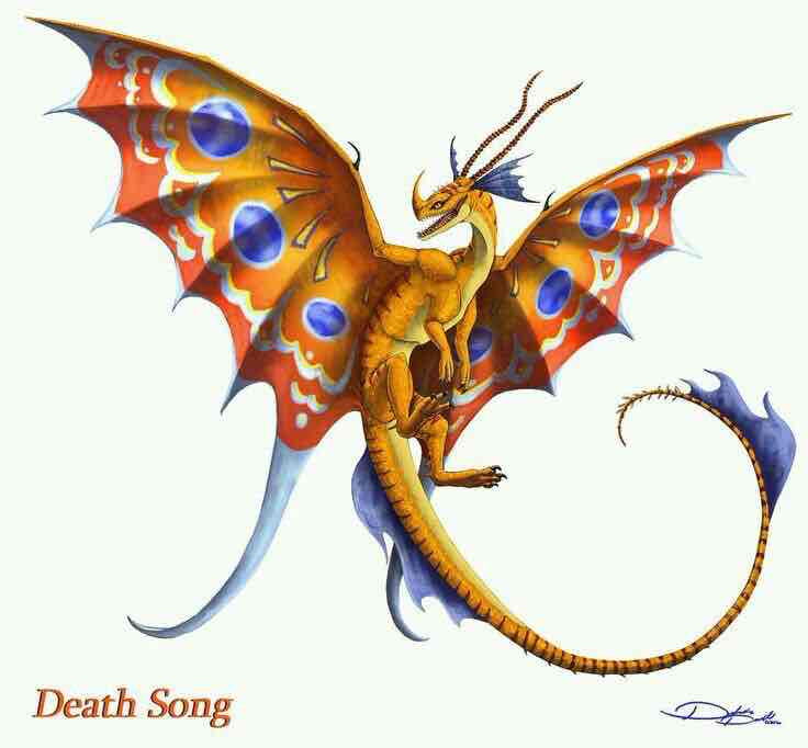 Death Song Dragon free 3D printable STL