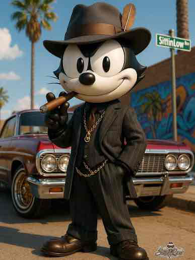 Felix the Cat Gangster free 3D printable STL