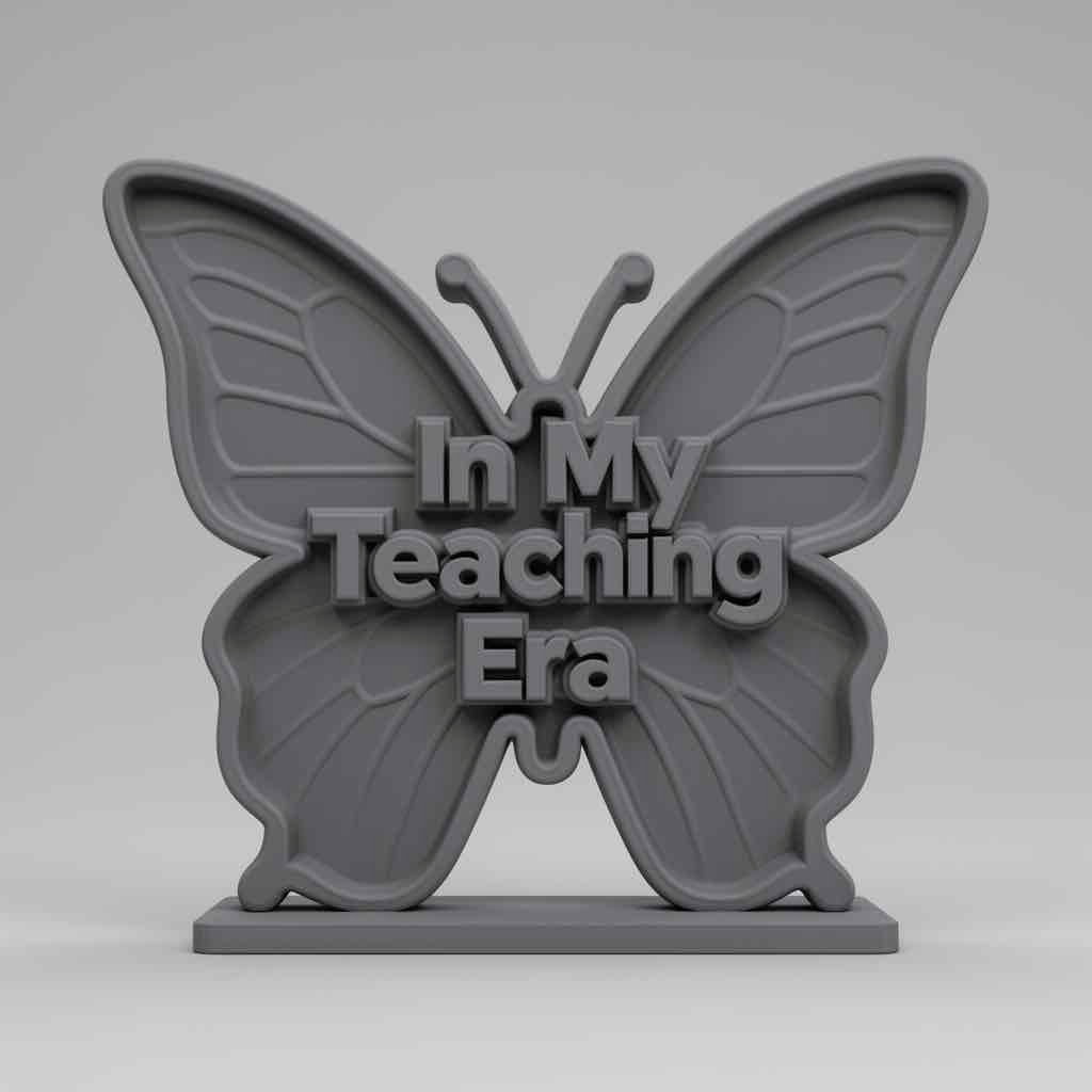 Butterfly Teaching Decor free 3D printable STL