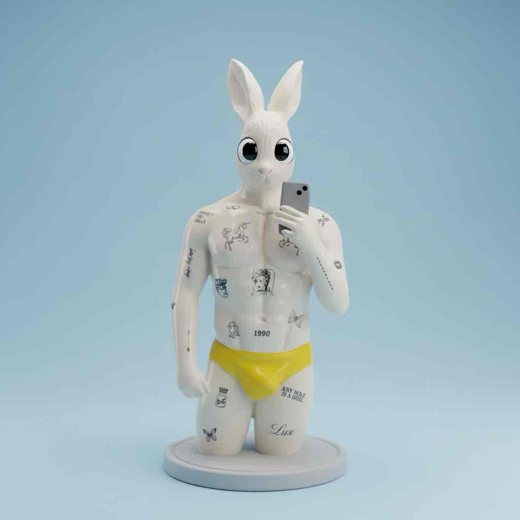 Bunny Character Figurine free 3D printable STL