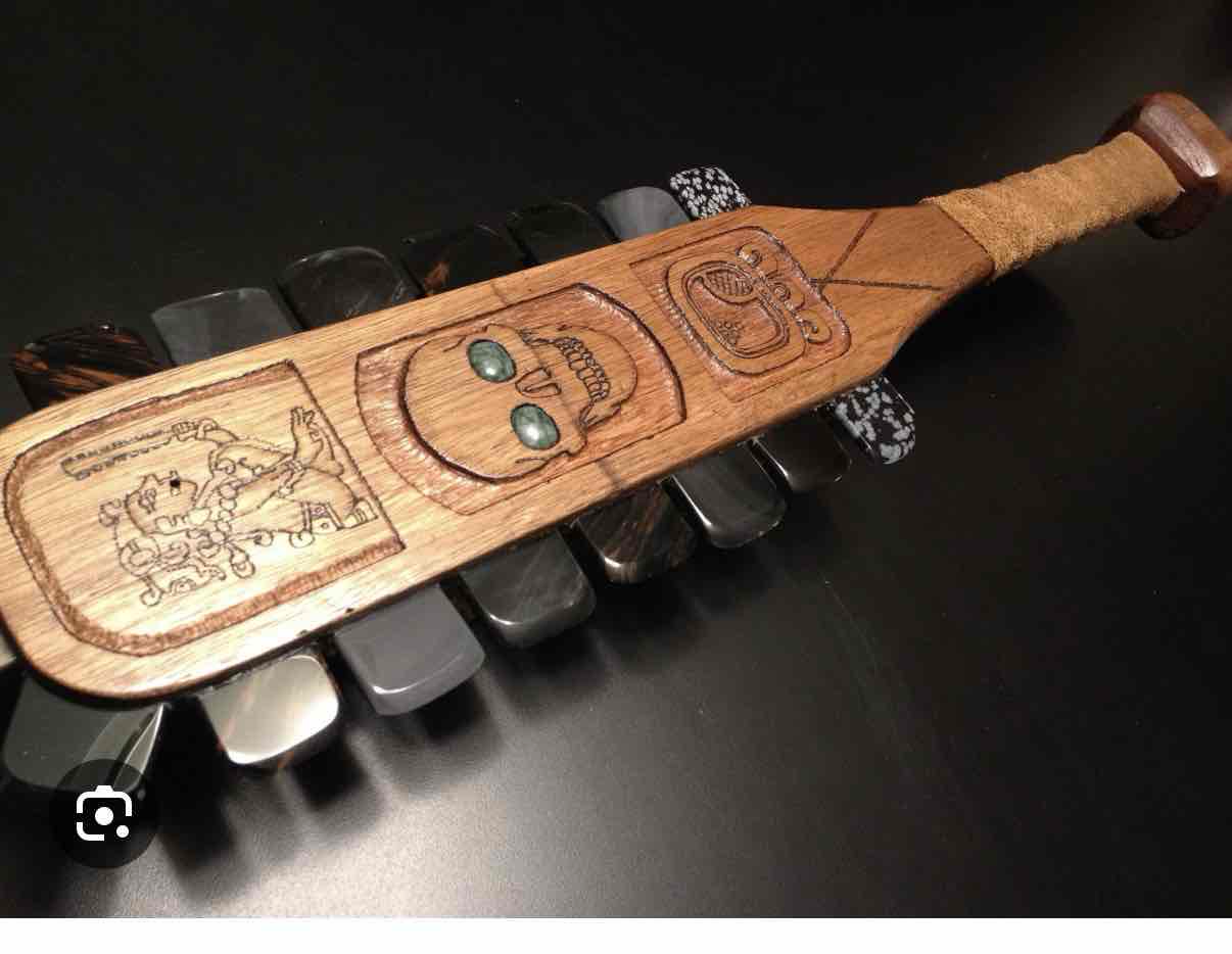 Decorative Wooden Paddle free 3D printable STL