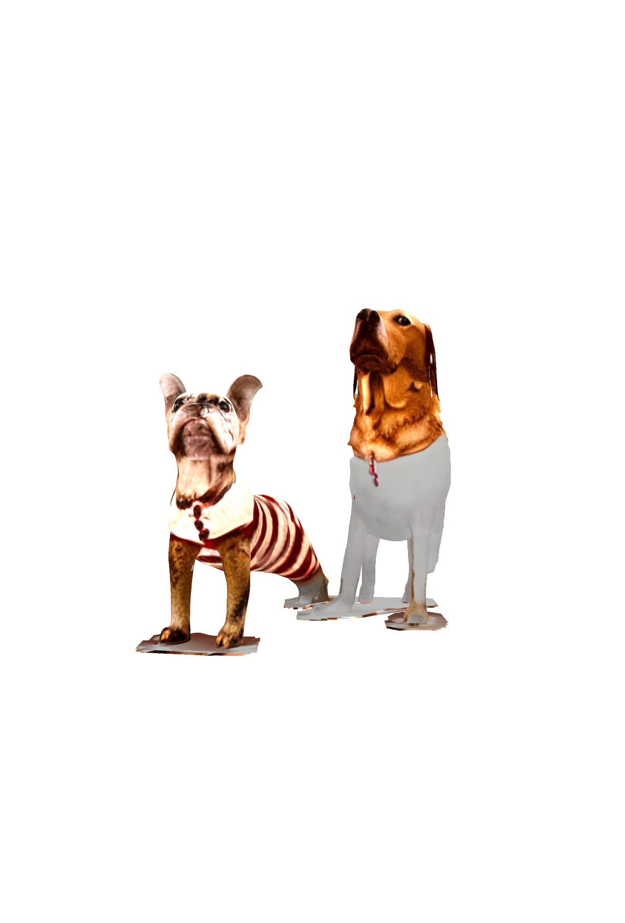 French Bulldog and Labrador free 3D printable STL