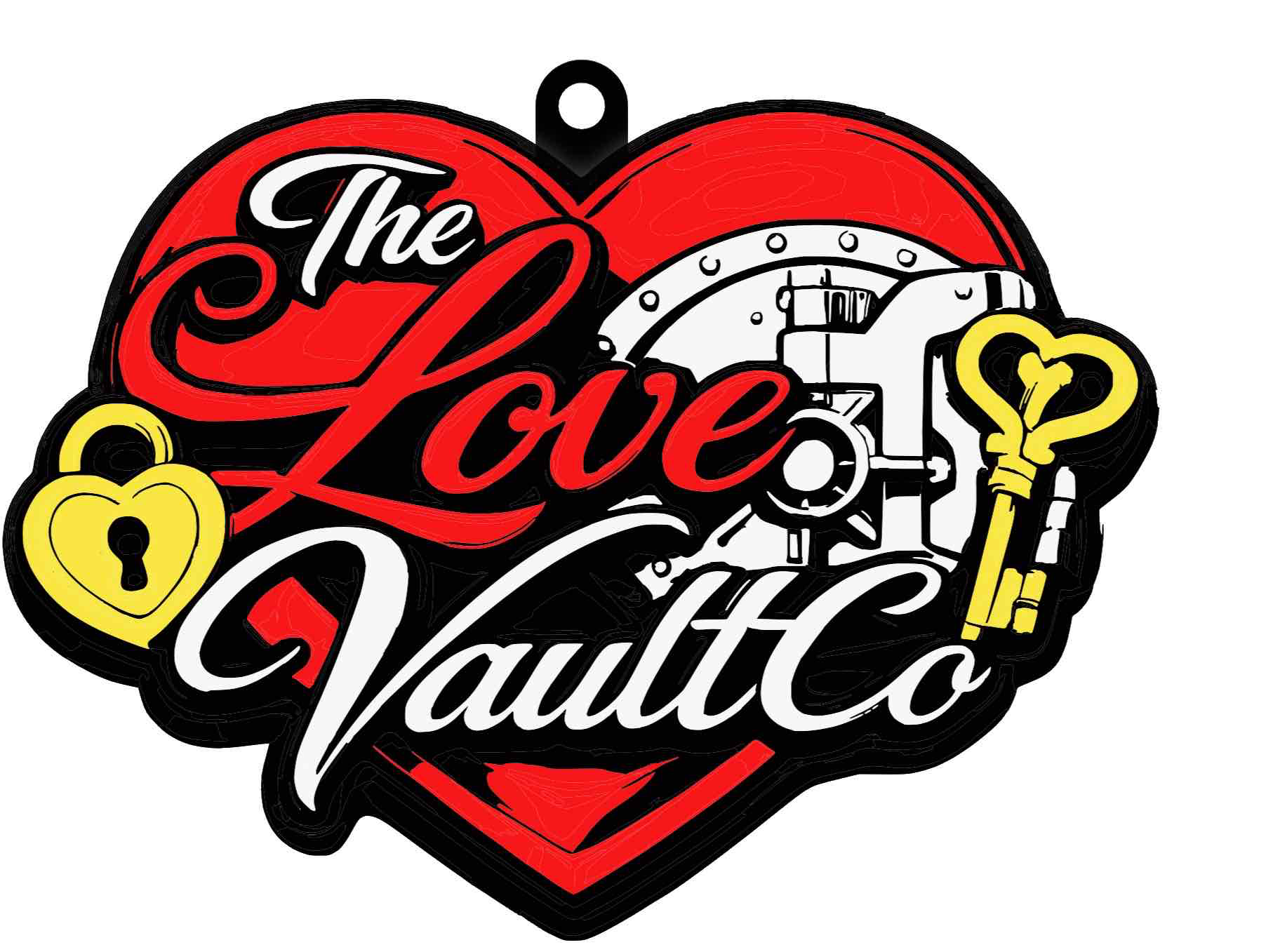 The Love VaultCo Keychain free 3D printable STL
