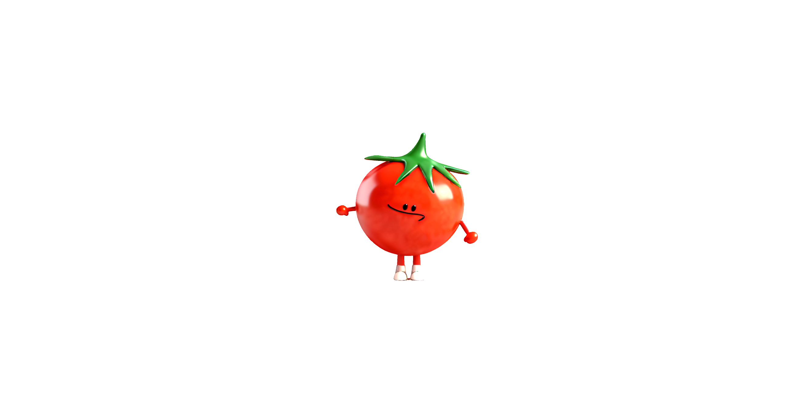 Tomato Character Figure free 3D printable STL