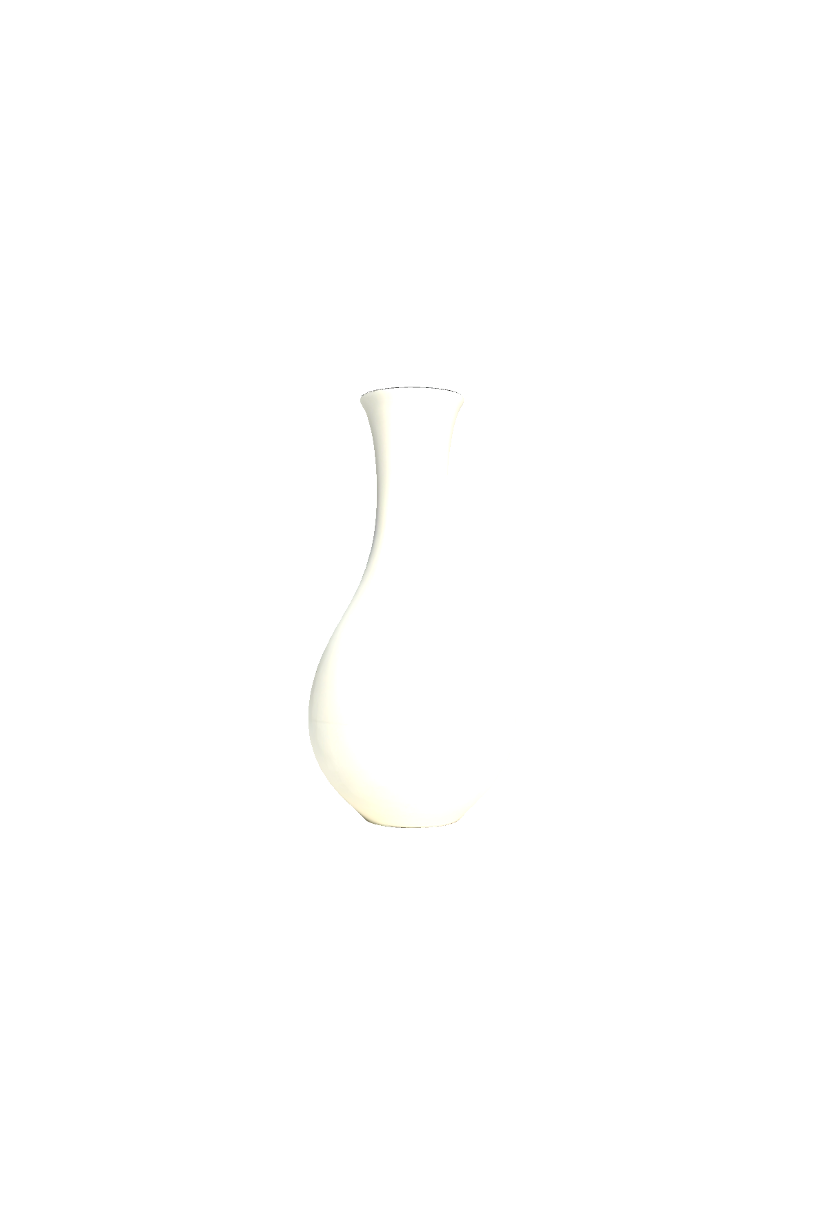 White Vase free 3D printable STL