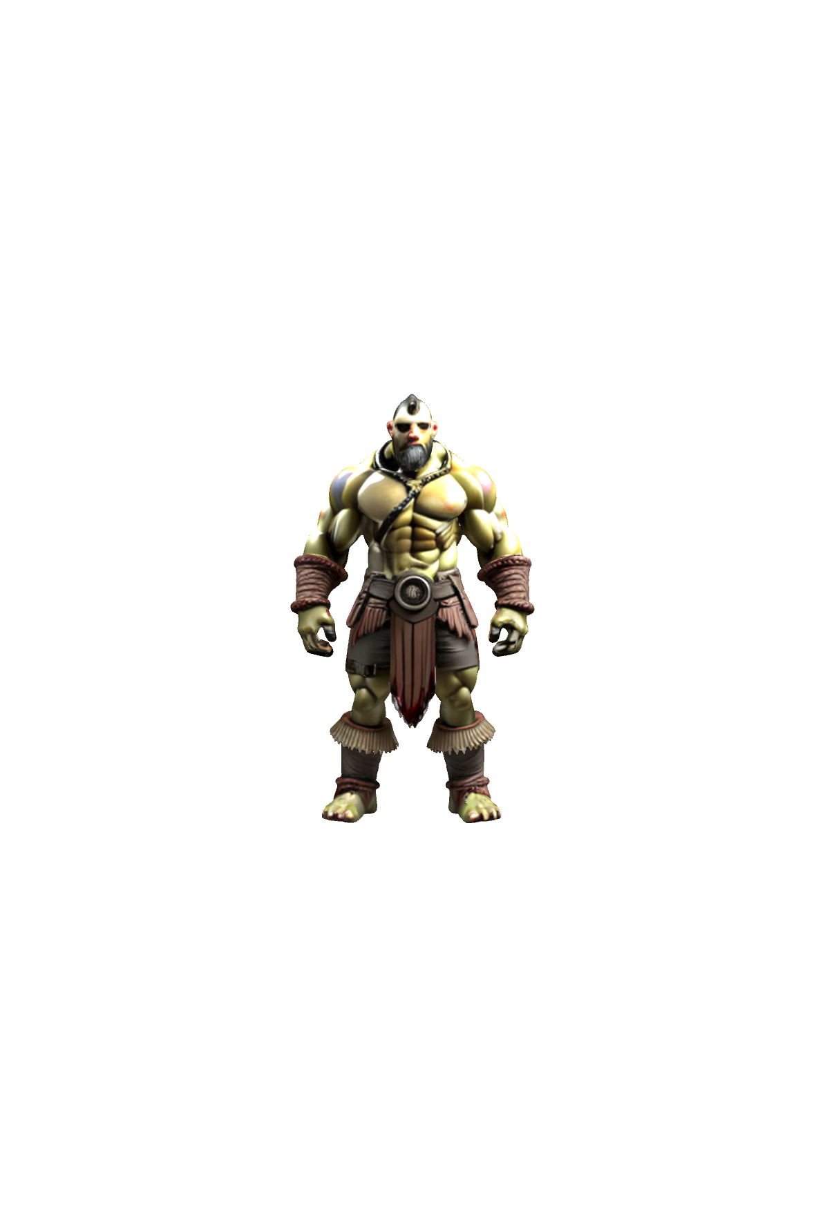 Orc Warrior free 3D printable STL
