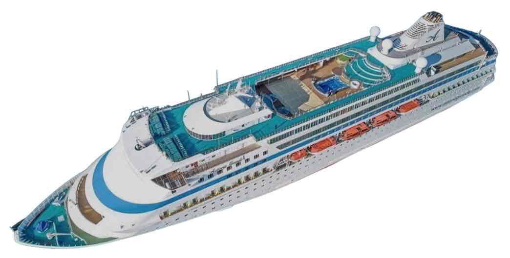 Cruise Ship Model free 3D printable STL