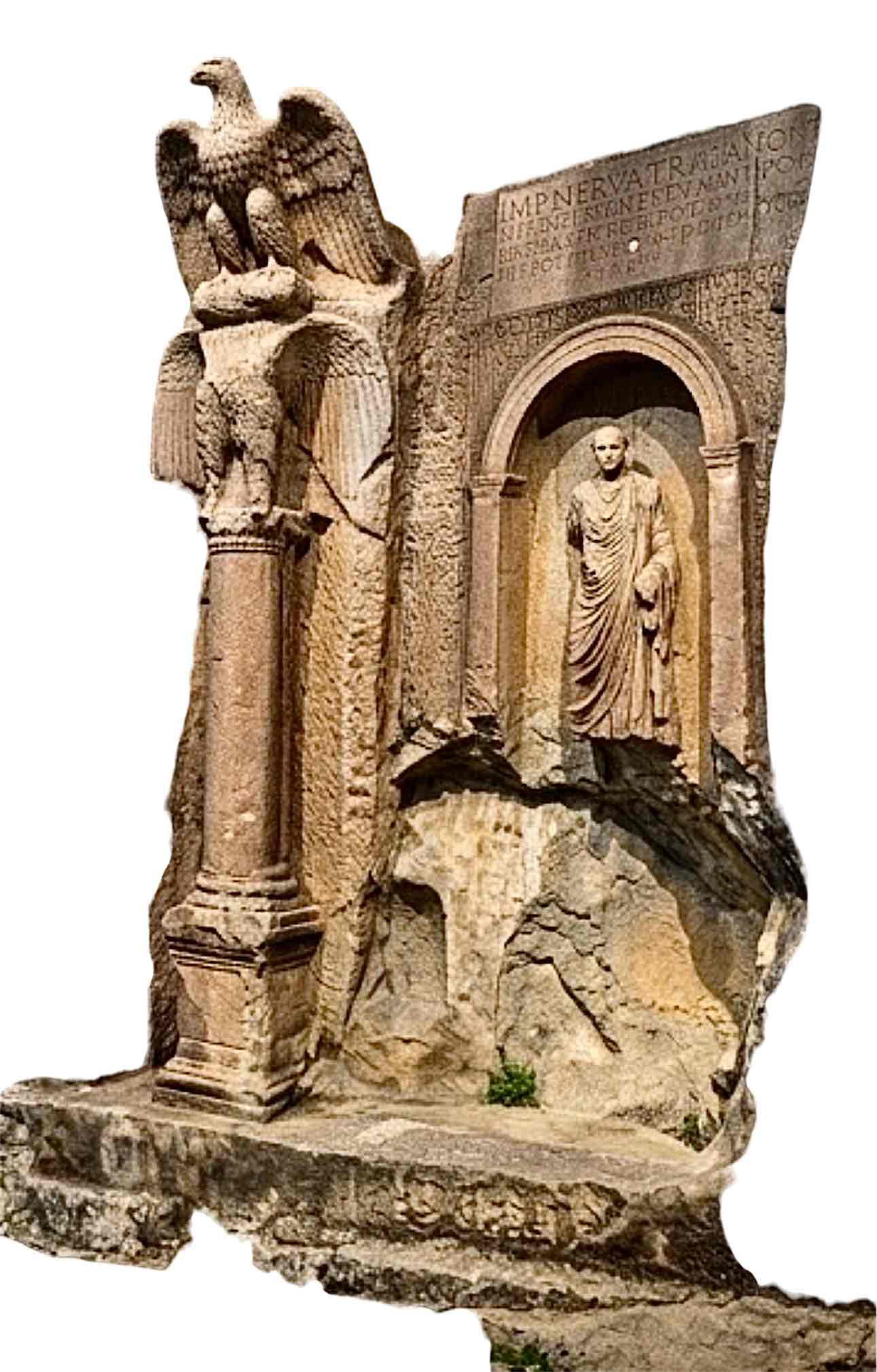 Roman Engraved Stone Relief free 3D printable STL