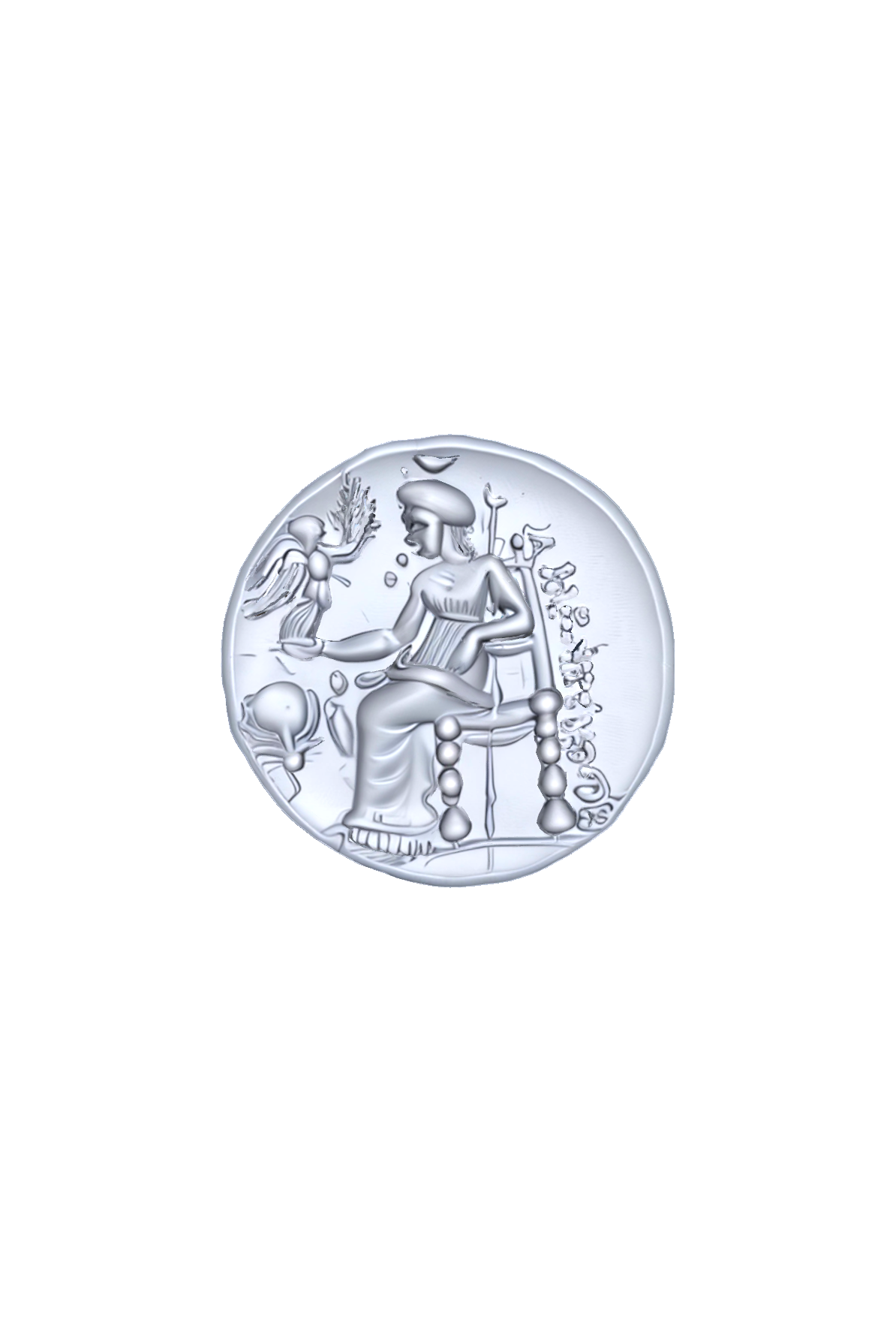 Coin of Anastasius I free 3D printable STL