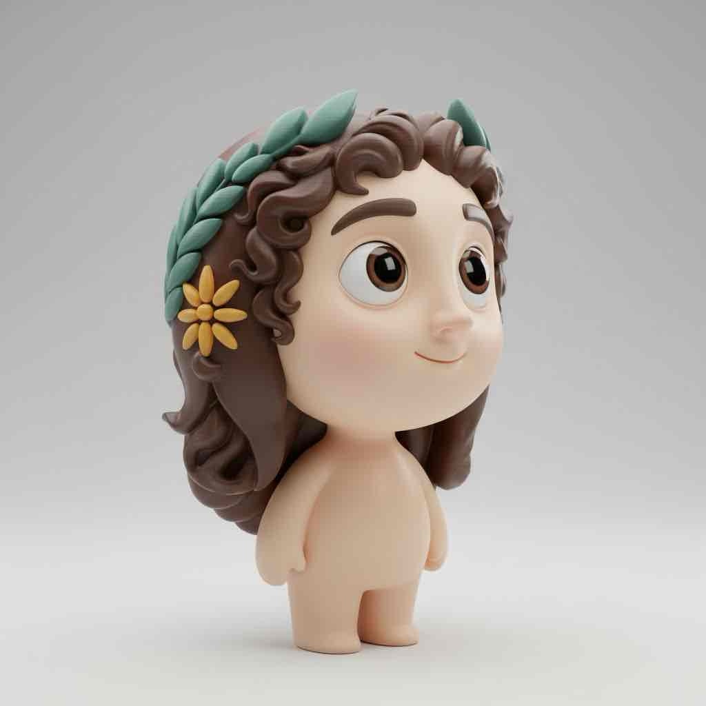 Cartoonish Girl Figure free 3D printable STL