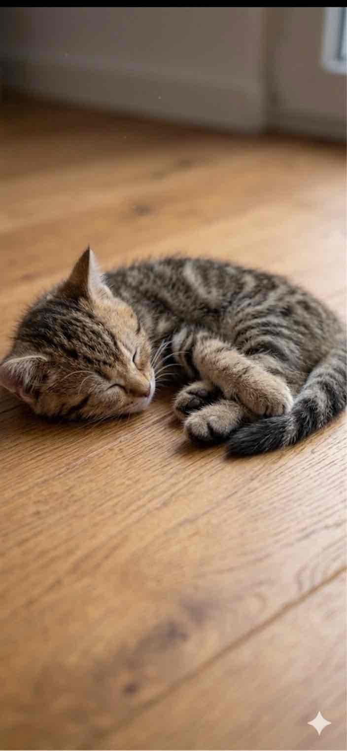 Sleeping Kitten free 3D printable STL