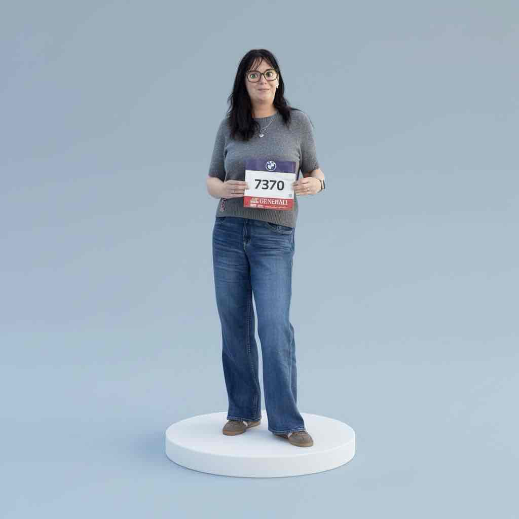 Marathon Participant free 3D printable STL