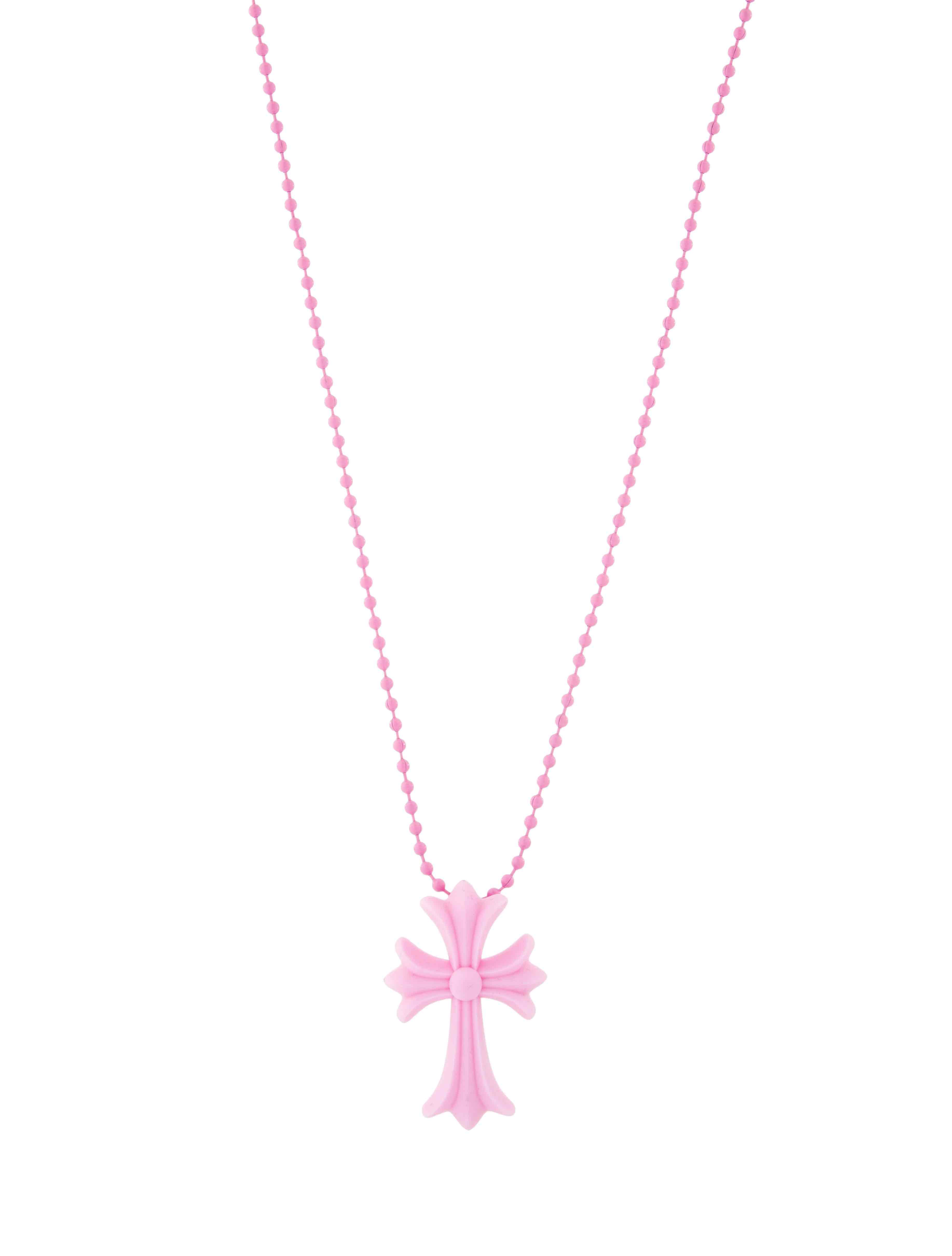 Pink Cross Necklace free 3D printable STL