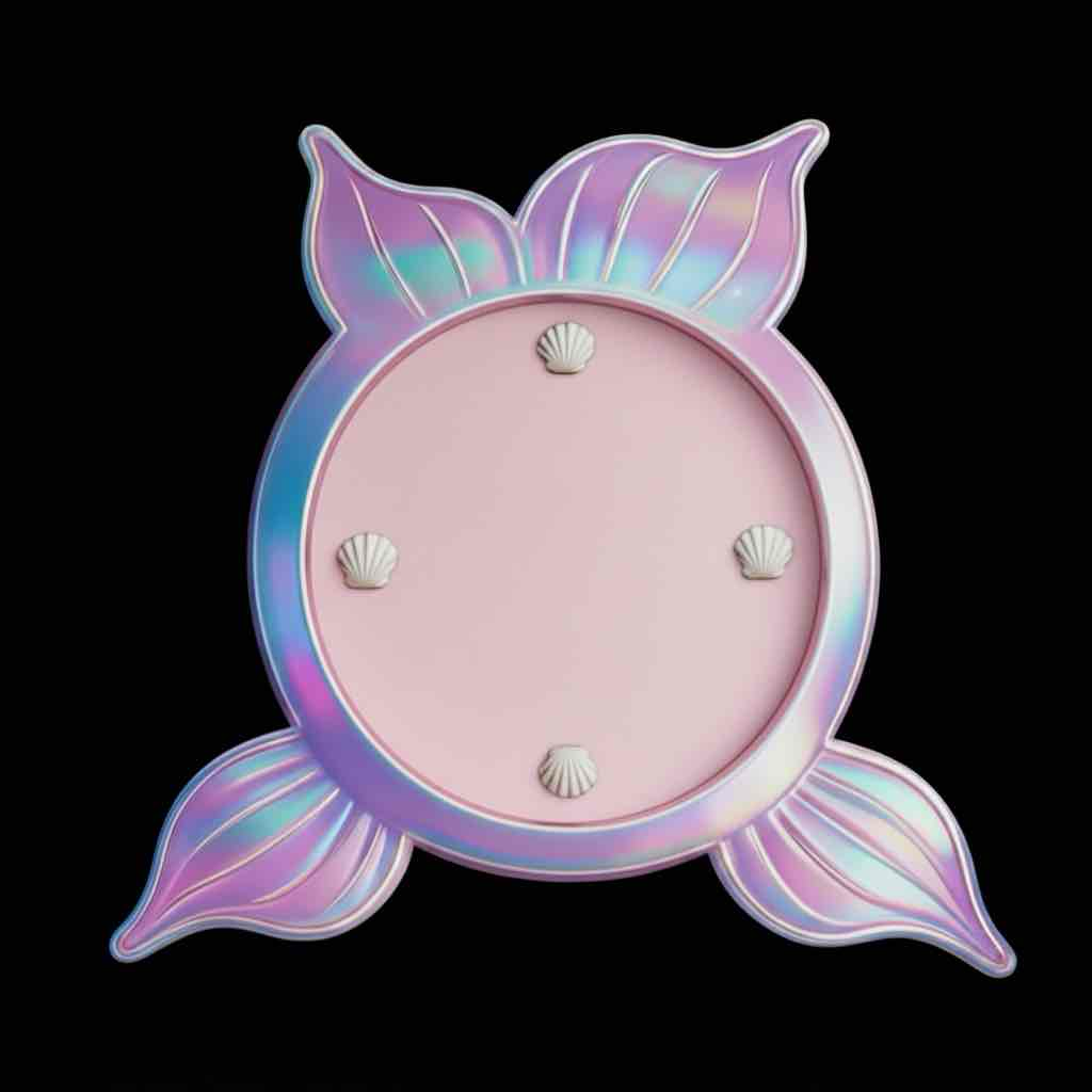 Mermaid Wall Clock free 3D printable STL