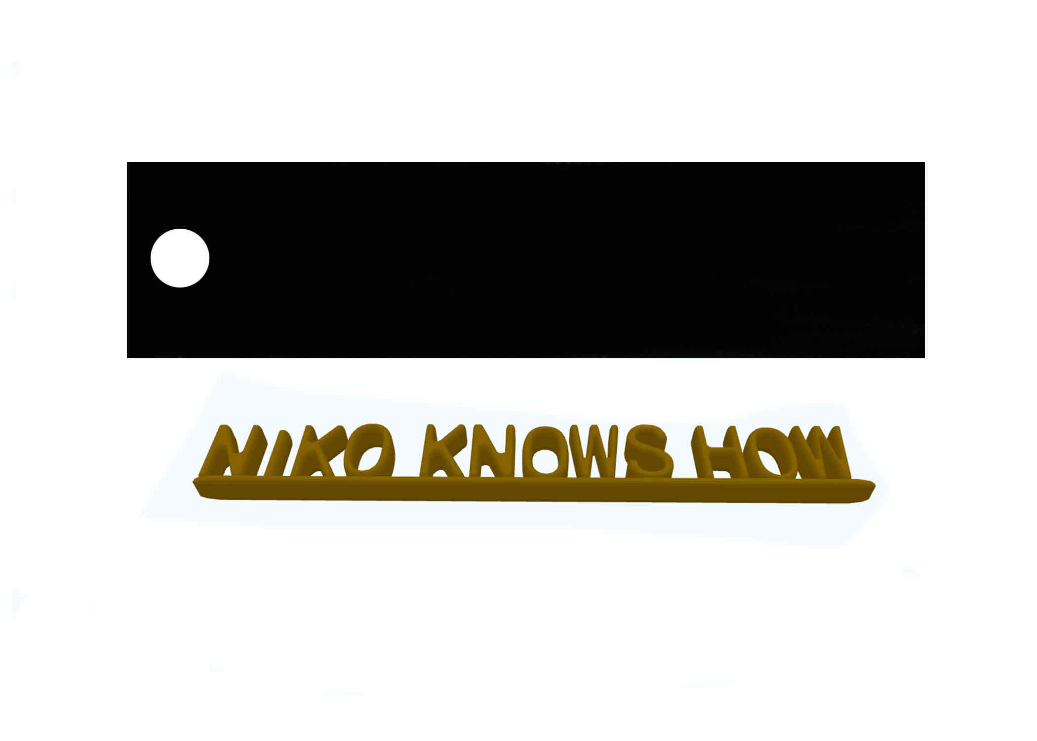 Niko Knows How free 3D printable STL