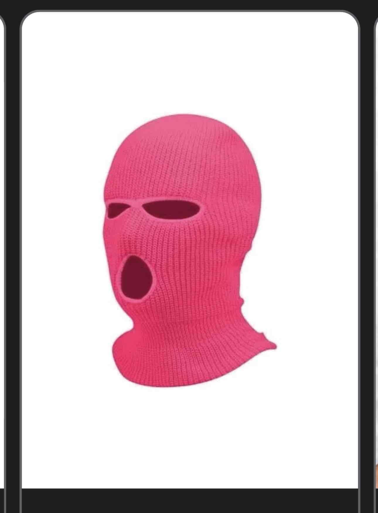 Pink Ski Mask free 3D printable STL
