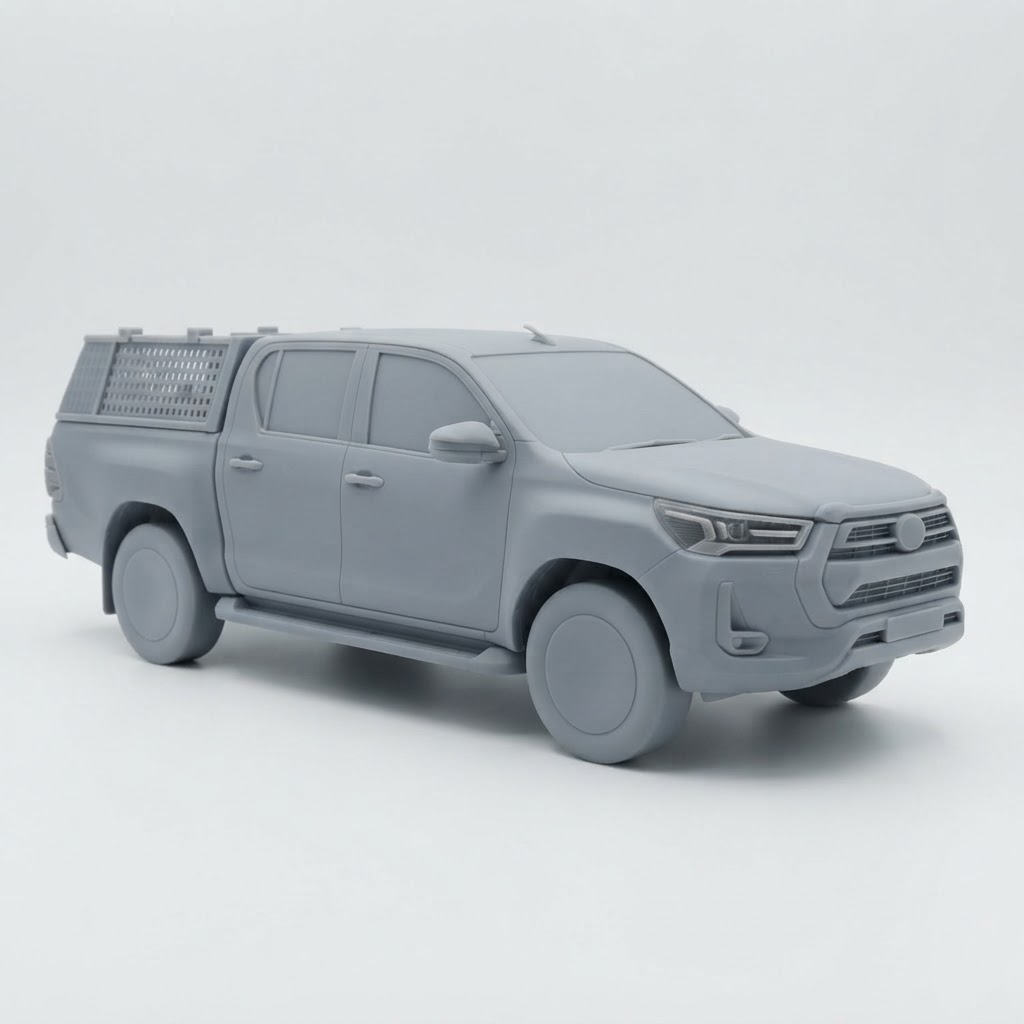 Toyota Hilux 2023 Model free 3D printable STL