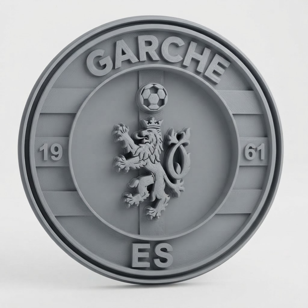 Garche Soccer Logo Cookie Cutter free 3D printable STL