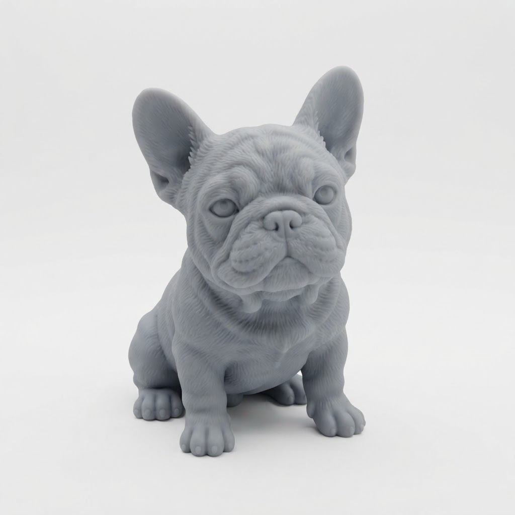 French Bulldog Figurine free 3D printable STL