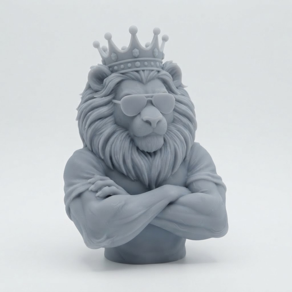Cool Lion King Bust free 3D printable STL