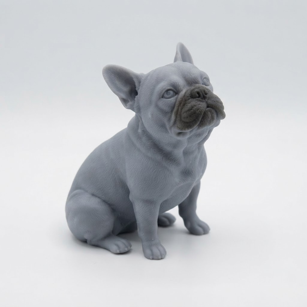 French Bulldog Figurine free 3D printable STL