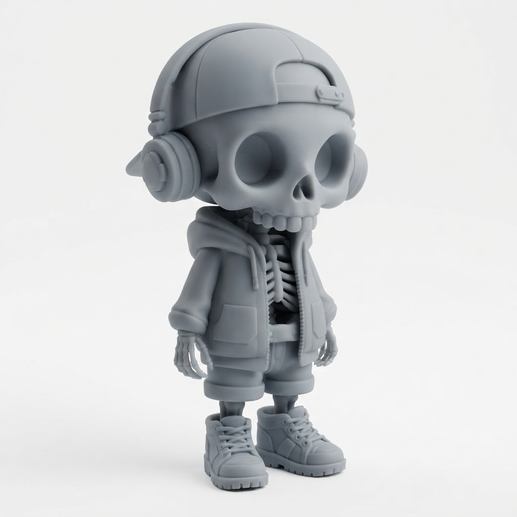 Skull Boy Figurine free 3D printable STL